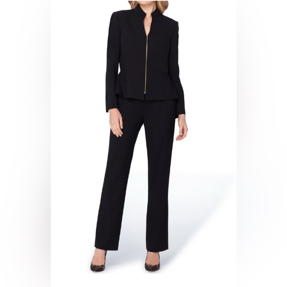 Emily… Zippered Navy Blue Pantsuit